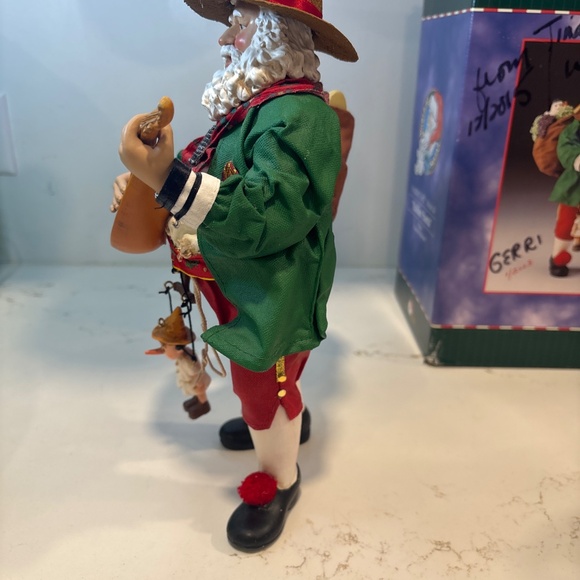 Kurt Adler Musical Fabriche Italian Santa Figurine 10.5” Figure Italy - Picture 3 of 9